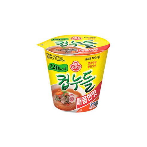 매콤하고 맛있는 [오뚜기] 컵누들 매콤한맛 미니컵: 편리하고 만족스러운 식사 경험