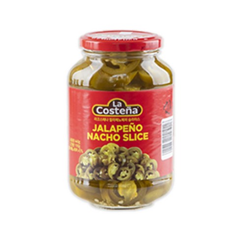 라코스테냐 할라피뇨 440g 슬라이스 병조림 샌드위치, 1개