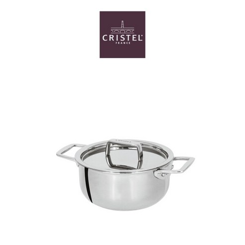 [크리스텔] CASTEL PRO 12cm 양수냄비 (리드포함), 상세 설명 참조, 1개