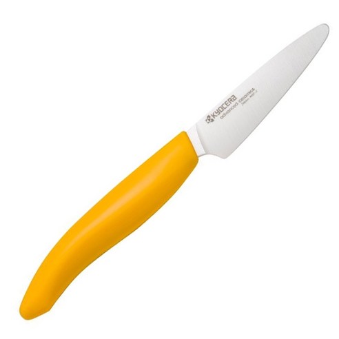 교세라 세라믹칼 이유식칼 주방칼 7.5cm, 옐로우, 1개
