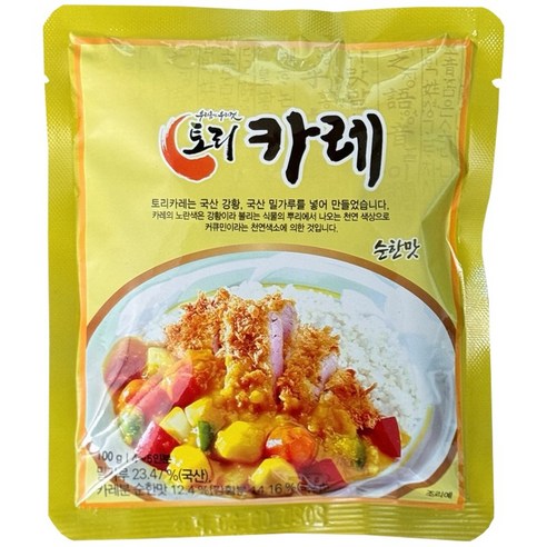 착한 성분 믿고 먹는 토리 우리밀 카레가루 순한맛, 100g, 2개