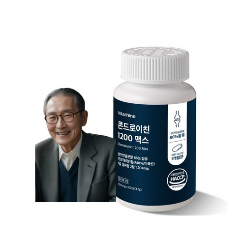 콘드로이친 1200 맥스 식약청 HACCP 인증, 1개, 60정