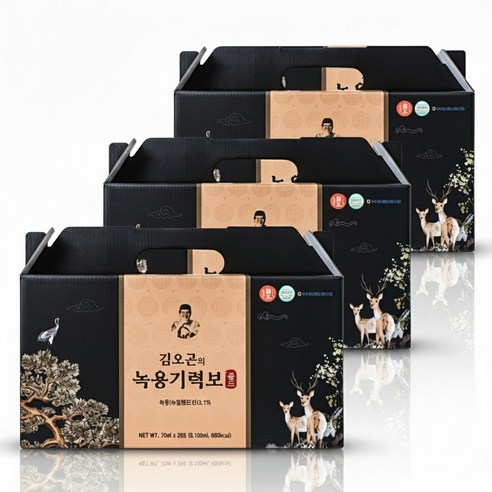 김오곤의 녹용 기력보 골드 십전대보 14가지 한약재 진액