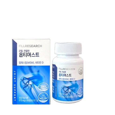 필리서치 관절 연골엔 옵티머스트 673mg x 90정 1박스