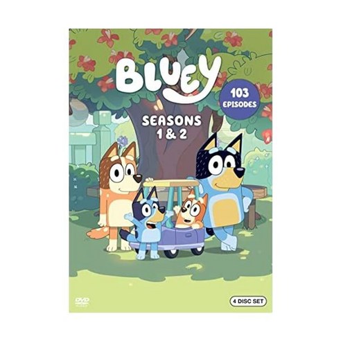 블루이 컴플리트 시즌 One and Two 미국판 DVD Bluey