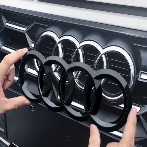 아우디엠블럼 추천 아우디 블랙 로고 엠블럼 A4 A5 A6 A7 A8 유광 무광 전면+후면 포함 인기 제품 베스트 10위