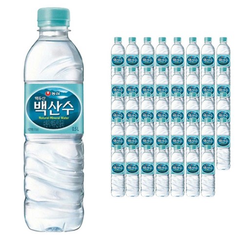 농심 백산수, 500ml, 40개
