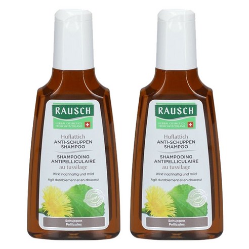 라우쉬 콜츠푸트 안티 댄드러프 샴푸, 200ml, 2개