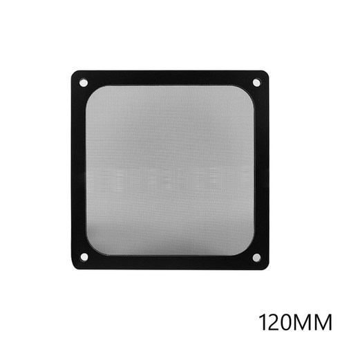 140mm 120mm 80mm 마그네틱 프레임 컴퓨터 PC 메쉬 나일론 팬 먼지 필터 커버 그릴 자석 방진 케이스 포함, [01] 12CM