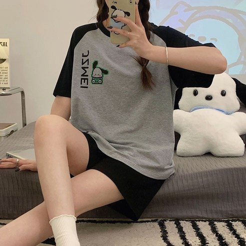 땀 걱정 없이 꿀잠 예약, Ethel 면 통기성 파자마로 쾌적한 여름밤을!