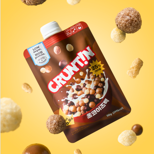 죄책감 없이 즐기는 초콜릿, 크런틴 단백질 쉐이크로 건강하게! 크런틴