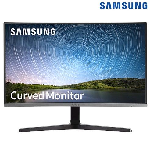 삼성모니터  삼성전자 C27R502 68cm LED 커브드 PC 컴퓨터 모니터 [당일발송], 01-C27R502(택배 수령)