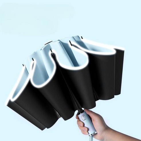 힐링센트 튼튼한 거꾸로 3단 자동 우산 양산