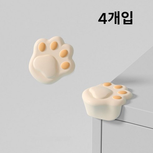 ANYOU 코너보호대 고양이 발톱HJFZT003, 살구색apricot color, 1세트