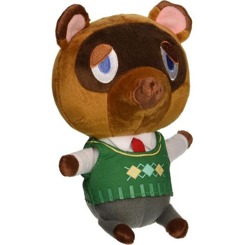 Nintendo 리틀버디 USA 동물의 숲 뉴 리프 톰 눅 8인치 플러시 멀티 컬러1301 스탠다드, 1 Count (Pack of 1), 1개