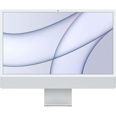 애플 아이맥 M1 8코어 CPU&GPU 24인치 8GB RAM 256GB SSD 스토리지, 은색, 7코어 GPU