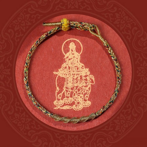 [운수대통] 밸류코드 띠별 소원 팔찌 실 매듭 재물복 행운팔찌 실팔찌 12간지 수호신팔찌