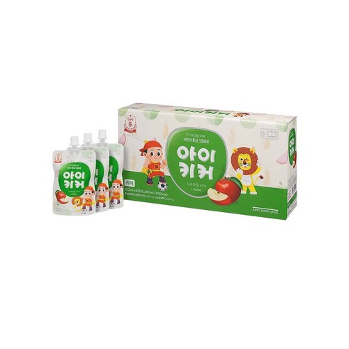 정관장 아이키커 사과 100ml, 1L, 4개