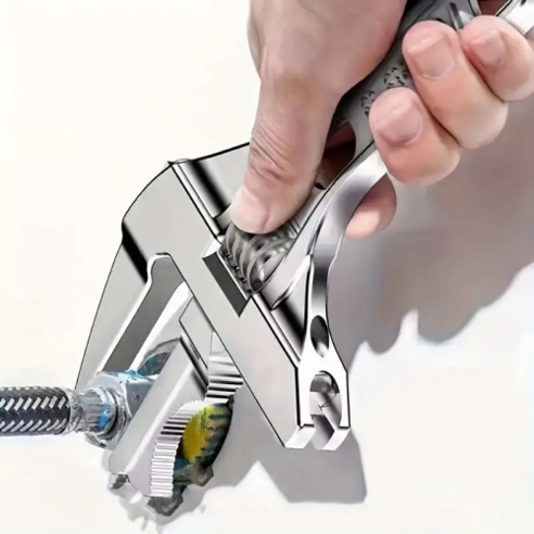 LONZOMONI 눈금이 있는 다기능 짧은 손잡이 렌치