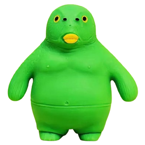 다다랜드 줘패 인형 피젯토이 15 x 14 cm, 초록괴물, 1개