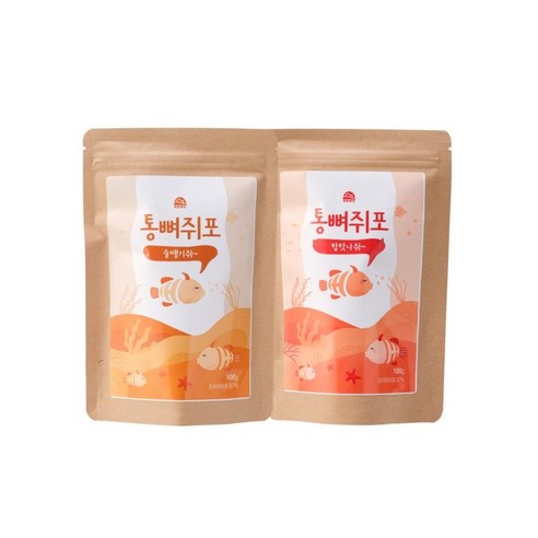 통뼈쥐포 밥맛나쥐 술땡기쥐, 밥맛나쥐100g+술땡기쥐100g, 1개, 200g