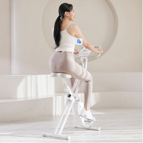 접이식 실내 자전거 CF-918B 가정용 헬스 사이클 유산소 운동 기구 홈트레이닝 엑스 바이크 싸이클