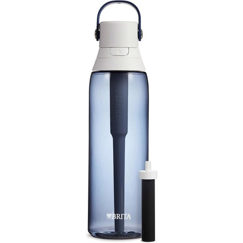 브리타 프리미엄 물병 텀블러 백패킹 휴대용 물통 26oz 768ml 7종 / Brita Premium Filtering Water Bottle, 나이트스카이, 1L, 1개 브리타정수기