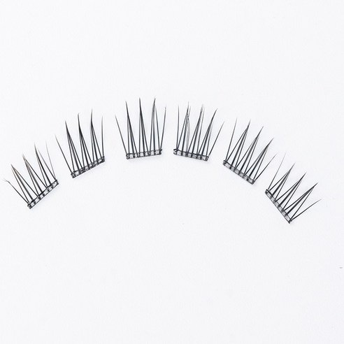 Sevenmoon 3초 풀 필요없는 3D인조 속눈썹 세트 9-11mm, 1개, 일상용