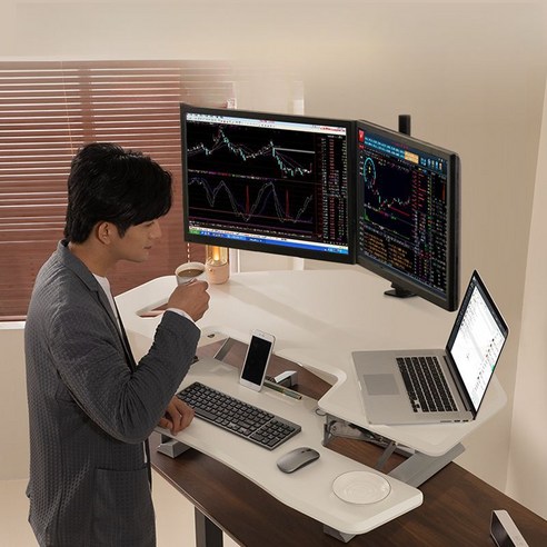 주식 거래자와 차트 분석가를 위한 최고의 책상 모니터 거치대