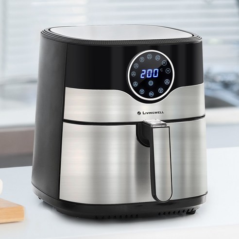 건강한 튀김을 위한 리빙웰 원터치 에어프라이어의 장점