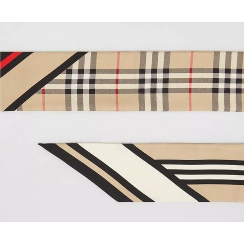 섬세한 아름다움으로 완성하는 당신의 스타일, 실크 트윌 스키니 스카프