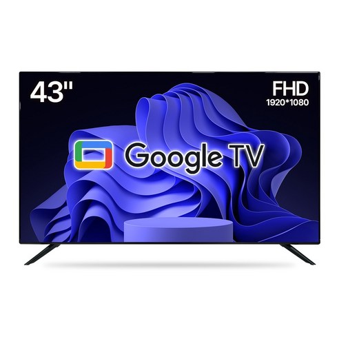 프레젠티비 구글 스마트TV 43인치(109cm) 고화질 FHD 안드로이드 TV