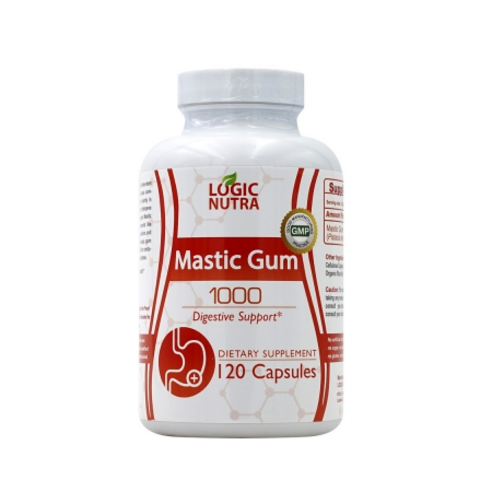 매스틱검 다이제스티브 서포트 로직뉴트라 1000 mg 120캡슐 유향나무 천연수지 2개, 120정