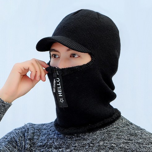 골프방한모자 추천상품 뉴템 얼굴전체를 감싸주는 겨울 방한모자 남녀공용 소개