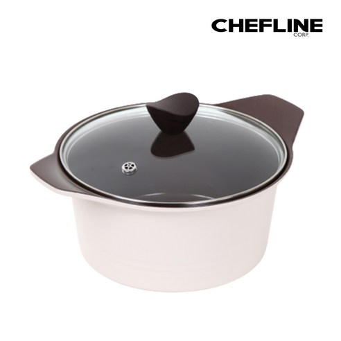 셰프라인 쵸코크림 IH 인덕션 세라믹냄비, 1개, 아이보리, 24cm 인덕션냄비밥 셰프라인 쵸코크림 IH 인덕션 세라믹냄비, 1개, 아이보리, 24cm 인덕션냄비밥