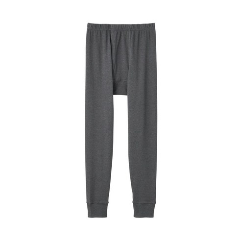무인양품 MUJI 남성 따뜻한 코튼 울 스무스 타이츠