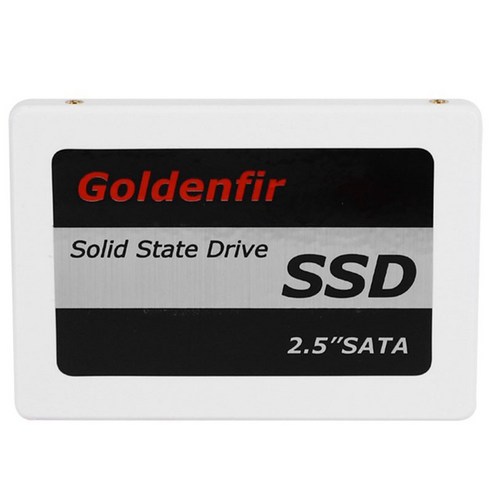 GoldenFir Sataii SSD 32GB Sataiii SSD 솔리드 스테이션 하드 디스크 2.5 노트북 용, 하나, 하얀