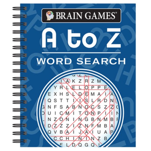 (영문도서) Brain Games - A to Z Word Search Spiral, Publications International,..., English, 9781640302716