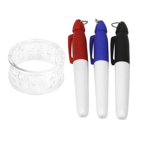 YSSHOP 골프 공 라이너 마커 라인 드로잉 정렬 도구 3 마커, 하얀, {"수건소재":"플라스틱"}
