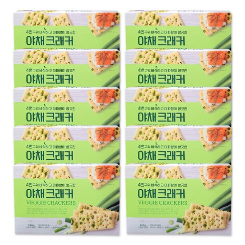 푸지안 4번구운 야채크래커 340g x 10곽