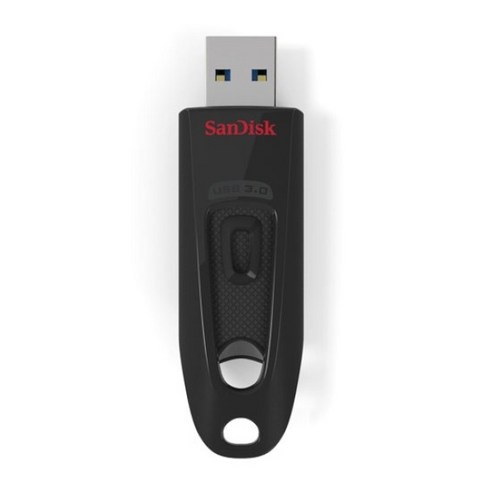 샌디스크 Ultra CZ48 128GB USB메모리 블랙 (슬라이드형)