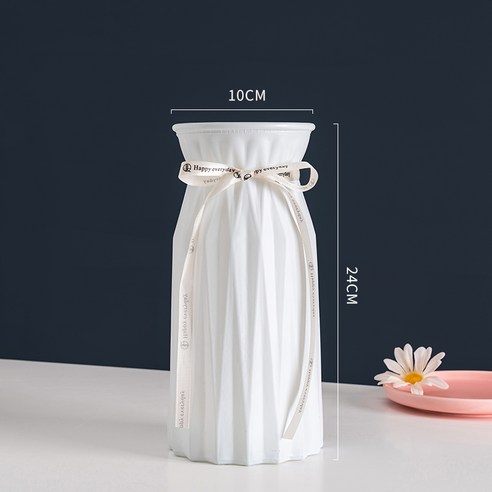 DFMEI 북유럽풍 모던 심플한 유리 모방 세라믹 작은 꽃병 시뮬레이션 꽃 진열재 거실 드라이플라워 꽃꽂이 스몰 사이즈 아이디어, 색깔7, 하나