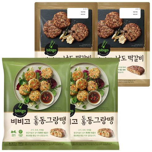 비비고 도톰동그랑땡 560g 2개 남도떡갈비 450g 2개, 3세트