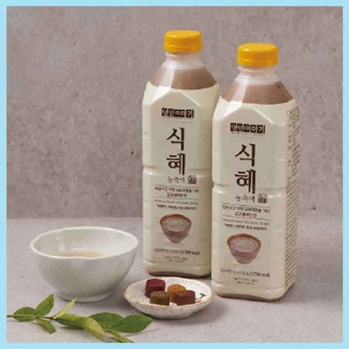 명인이야기 하늘청 농축식혜 식혜원액 베이스 식당 카페 구내식당, 1.2L, 6개