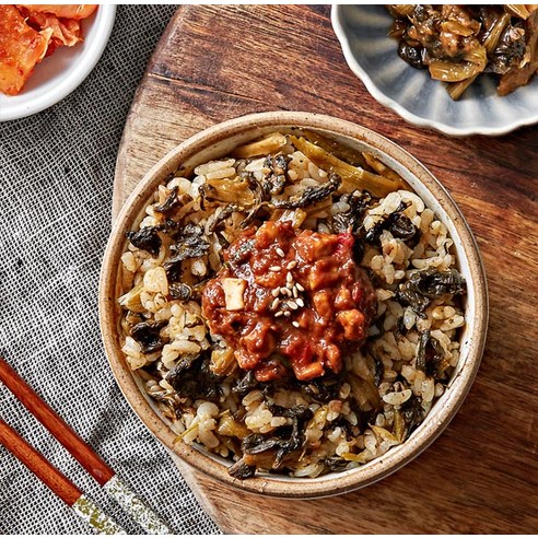 시래기의 깊은 맛, 밥에 올려먹는 시래기 나물 강된장 비빔밥 양념