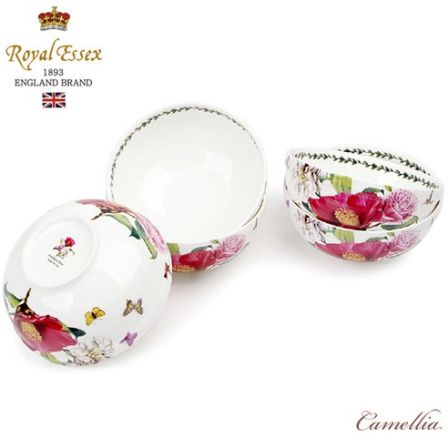 우아한 식탁을 완성하는 선택, 본차이나 대장미 그릇 모음