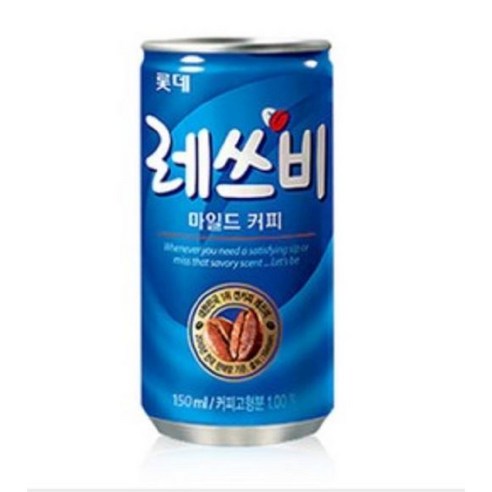 레쓰비 마일드 캔커피, 150ml, 24개