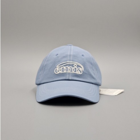EMIS 이미스모자 화이트 스티치 볼 캡 스카이블루 국내배송