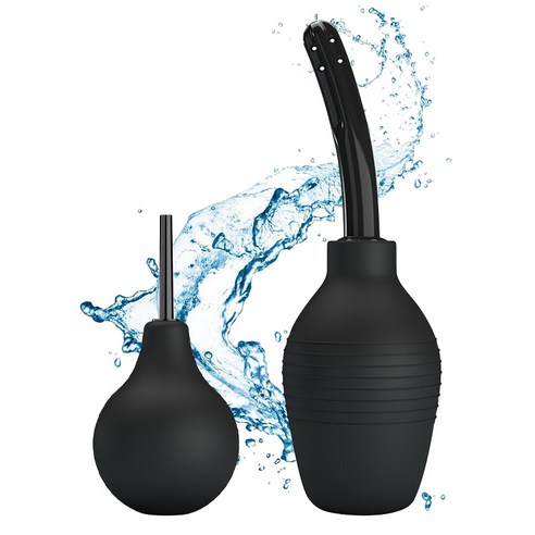 일이공팔 실리콘 펌프기 다용도 청결 세척기 세정기, 1개, 160ml+310ml 블랙 세트