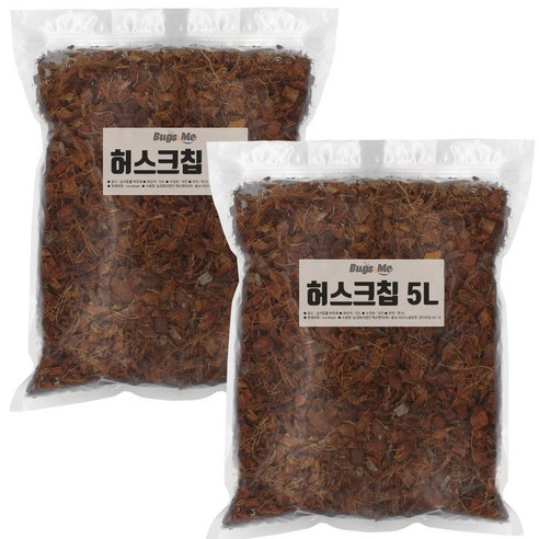 벅스앤미 코코 허스크칩, 2개, 5L